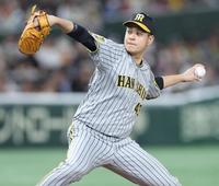 　力投する大竹（撮影・金田祐二）