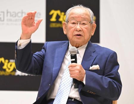 　阪神について語る吉田義男氏