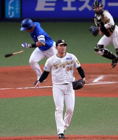 　７回、牧を遊ゴロに打ち取る岡留（撮影・山口登）