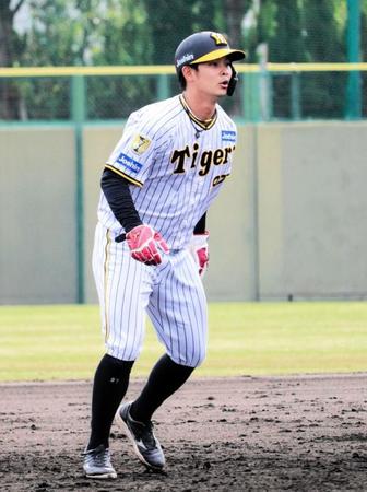 　７回にも中前打を放った野口