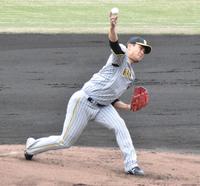 ７回６安打無失点と好投した西純