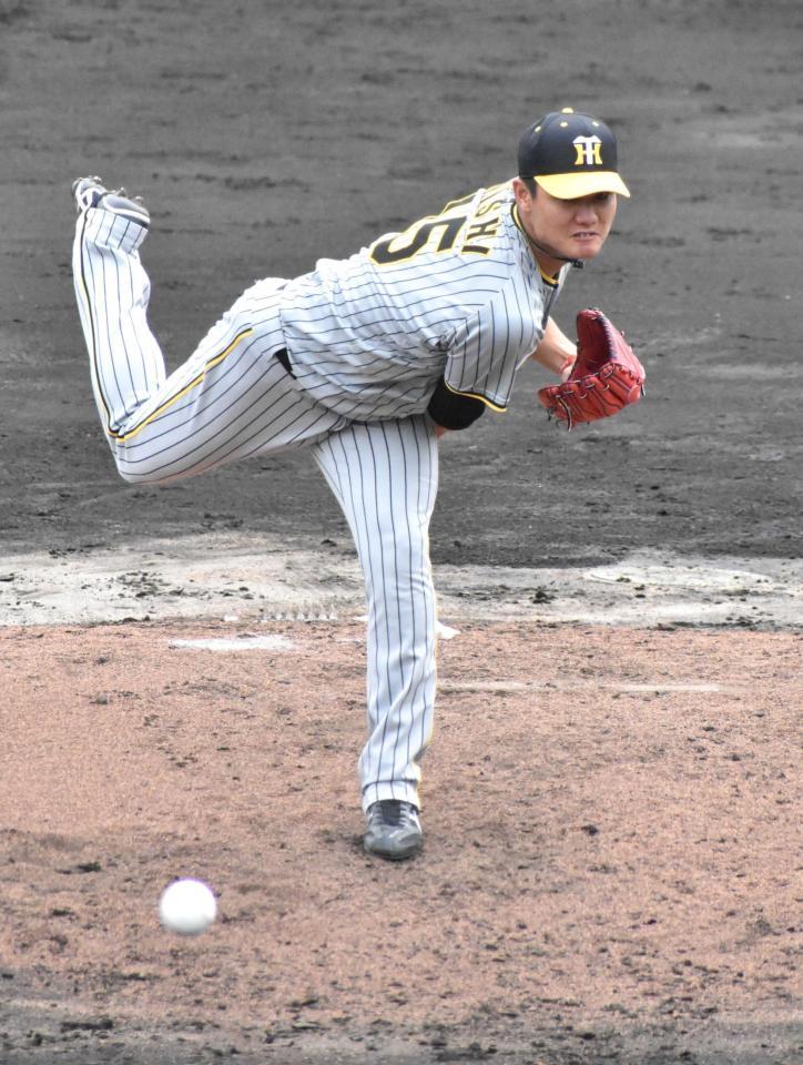 　７回６安打無失点と好投した西純