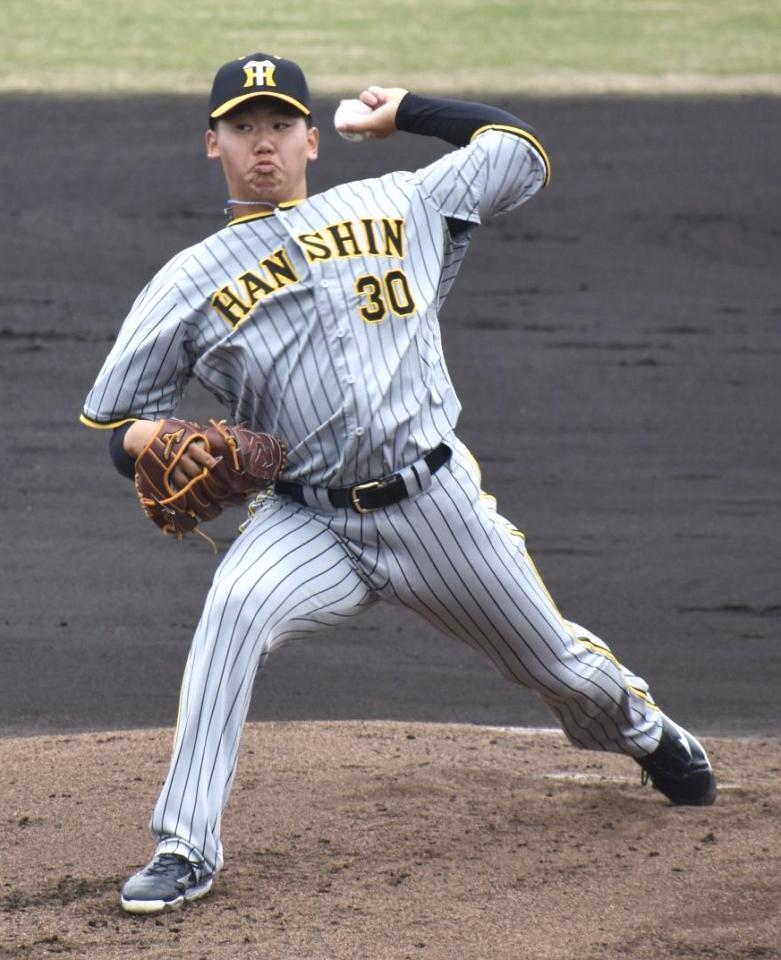 　４回２安打無失点に抑えた門別