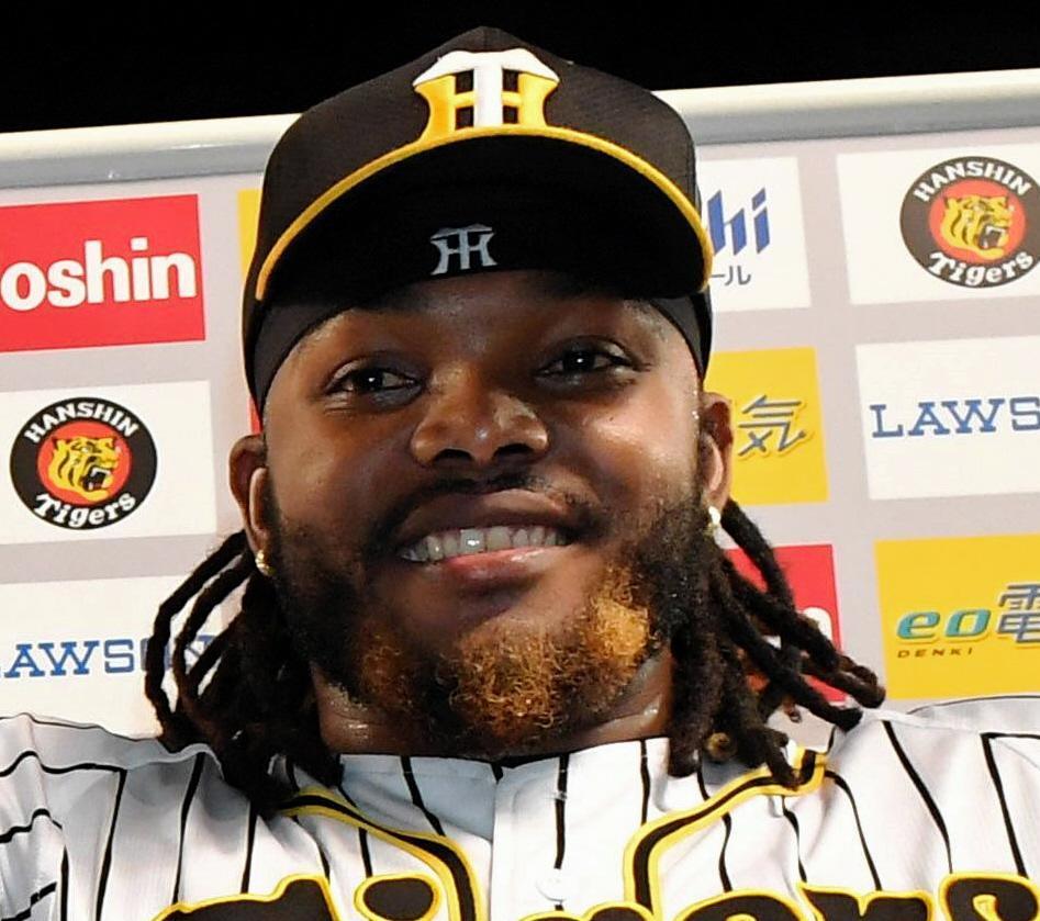 　阪神時代のラファエル・ドリス（２０１８年撮影）