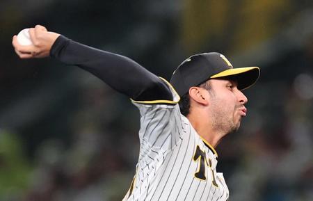 　８回を無失点に抑えるゲラ（撮影・田中太一）