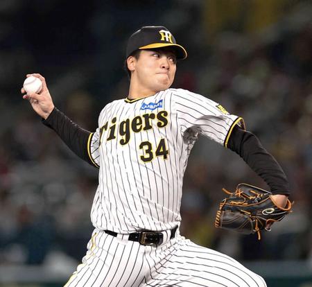 　３回を無失点に抑える漆原（撮影・田中太一）