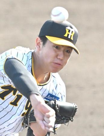 　９回途中から登板する石黒（撮影・北村雅宏）