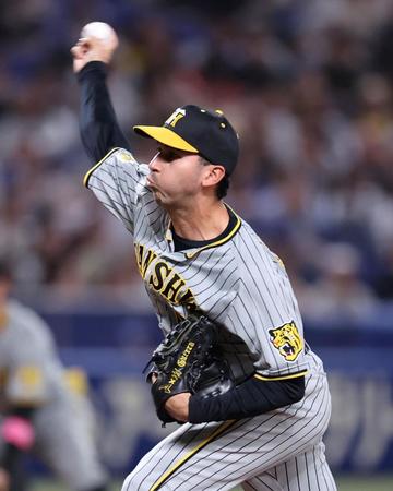 　９回、力投するゲラ（撮影・山口登）