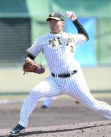 　先発し力投する門別（撮影・石井剣太郎）