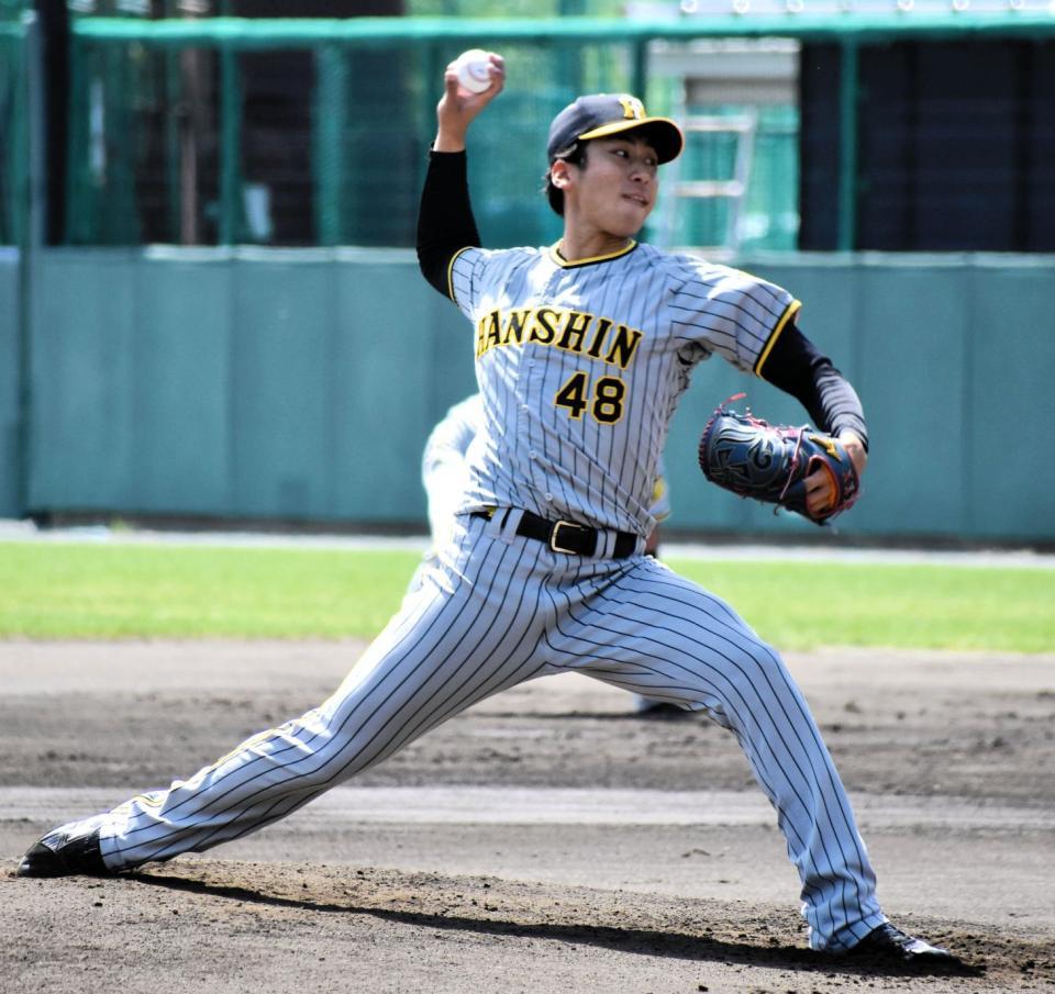 　７回１／３を１失点と好投した茨木