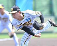 　先発し、力投する津田（撮影・北村雅宏）