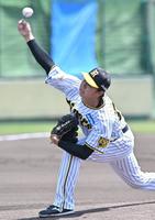 　先発し力投する津田（撮影・北村雅宏）