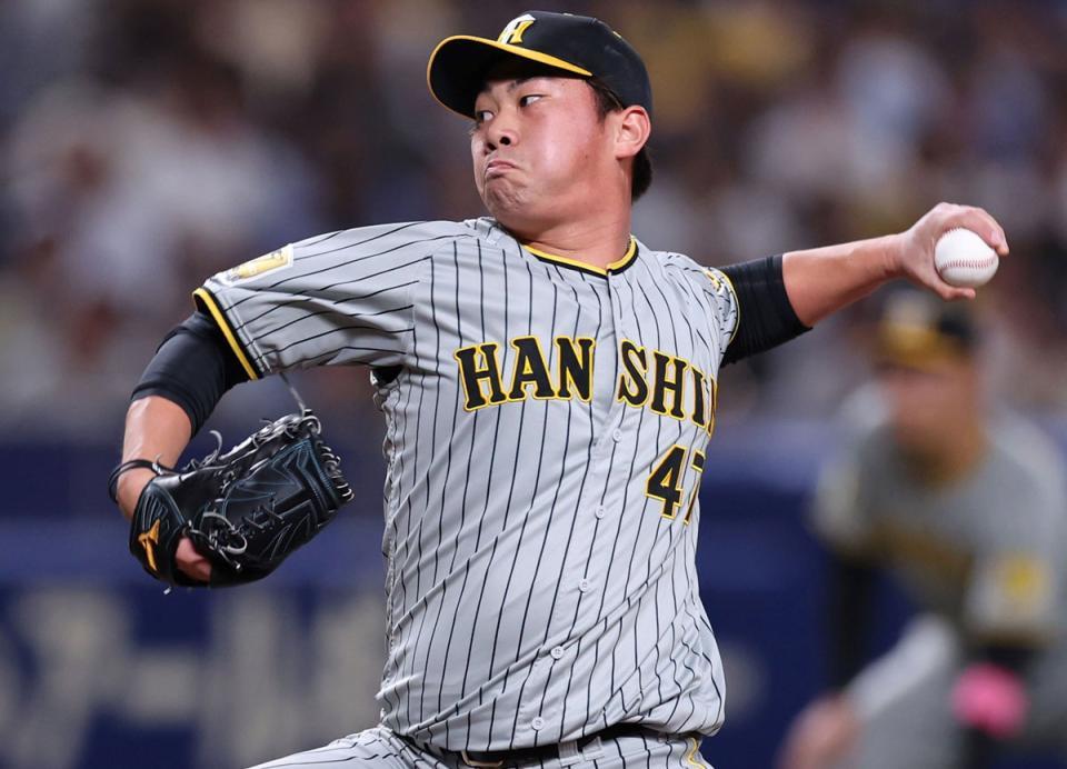 阪神タイガース　桐敷選手ユニ 阪神・桐敷 堂々の初球宴「楽しんで投げられた」HRダービー