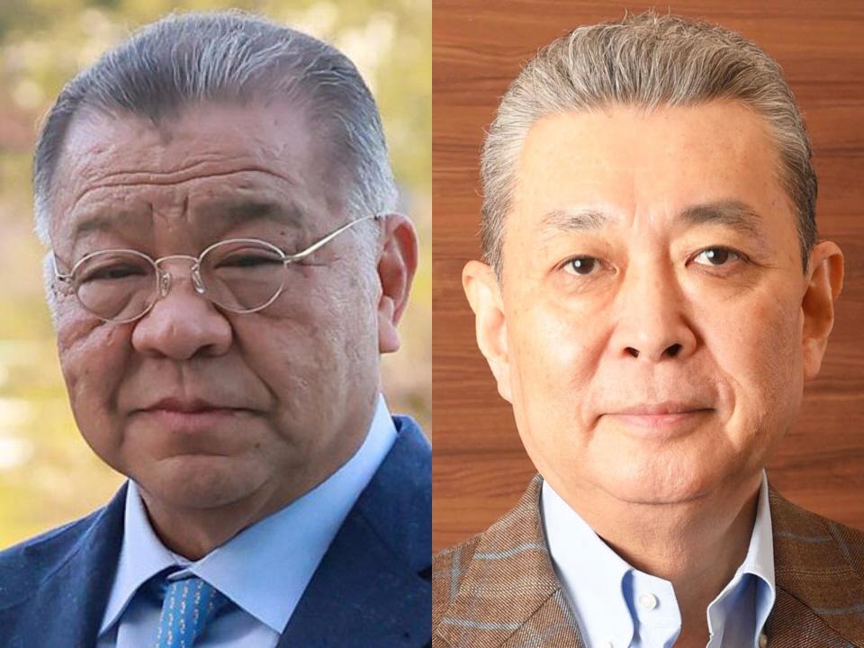 　掛布雅之氏（左）と江川卓氏