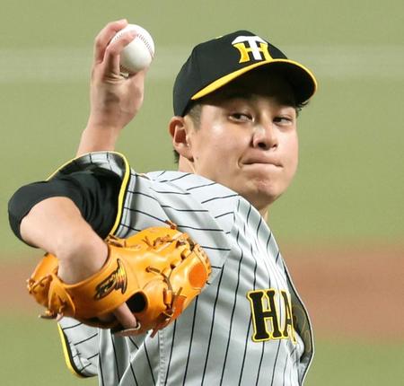 　力投する大竹（撮影・田中太一）