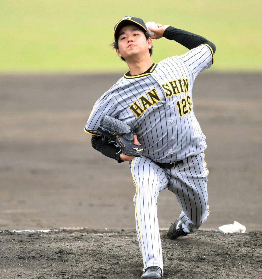 　地元・静岡で３回無失点と好投した高橋（撮影・伊藤笙子）