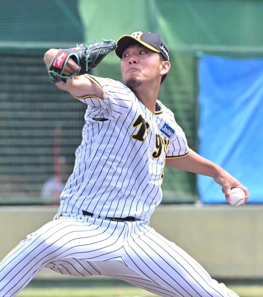 　先発し、６回無失点の好投を見せた伊藤将（撮影・北村雅宏）