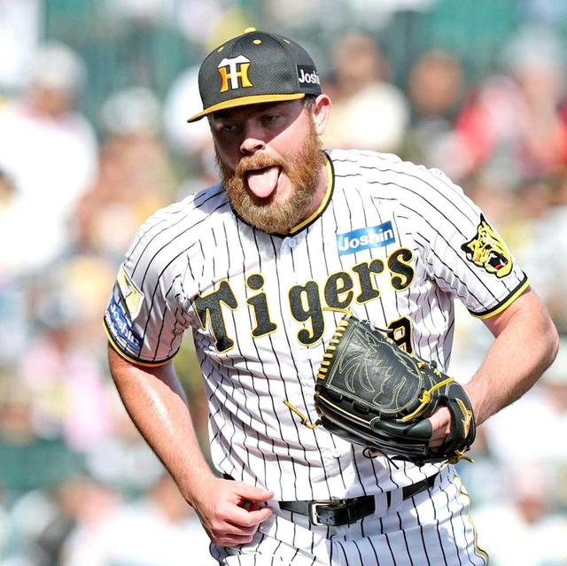 阪神・ビーズリー “ミスターゼロ”6回0封2勝目！2軍から40