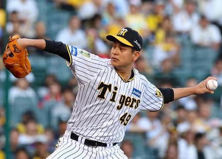 　先発し力投する大竹（撮影・山口登）