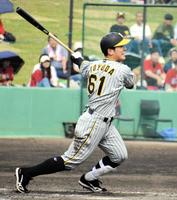 　３安打を記録した豊田