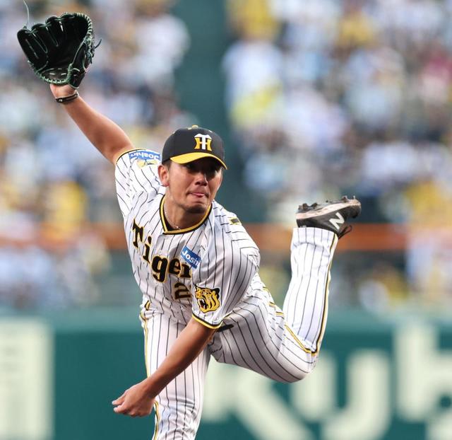 阪神・伊藤将司が復活の3勝目 中26日の先発で7回1失点 打撃 阪神・伊藤将司が復活の3勝目 中26日の先発で7回1失点 打撃