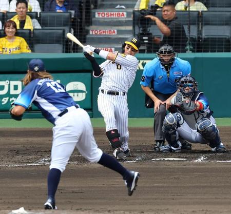 復調の猛虎　中野、森下の適時打で３点先制　西武・高橋光成を攻略