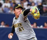 　先発し力投する村上（撮影・山口登）