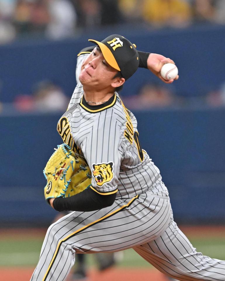 　力投する村上（撮影・北村雅宏）