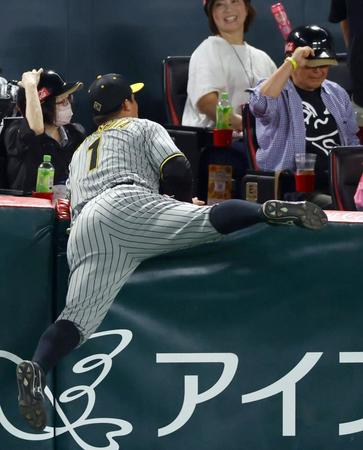 　２回、甲斐の飛球を好捕する森下（撮影・山口登）