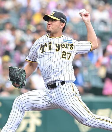 　先発し力投する伊藤将（撮影・石井剣太郎）