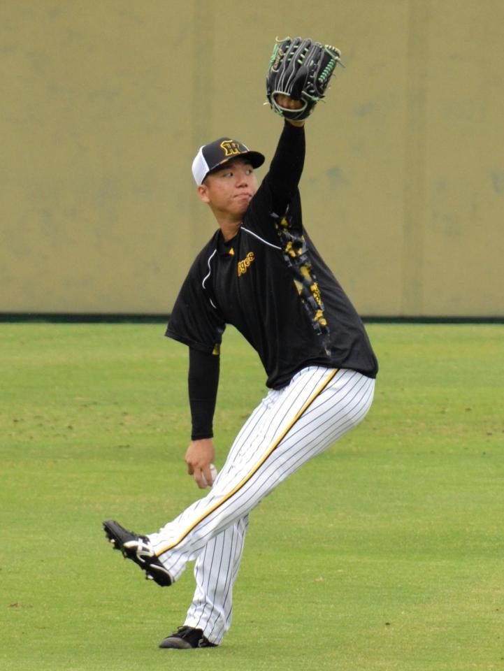 　鳴尾浜で調整する村上