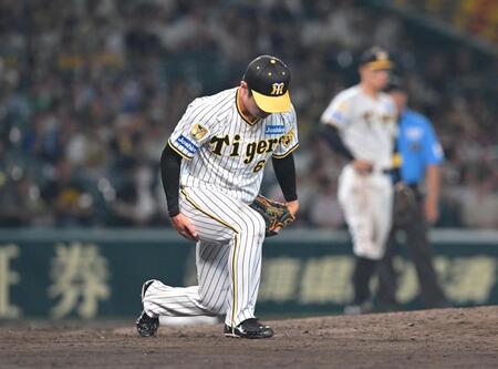 阪神が４位転落　延長落とし２連敗で再び貯金ゼロ　５番手石井が佐野に勝ち越し適時打浴びる