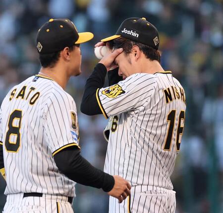 阪神　西勇輝が今季最短３回３失点ＫＯ　西純矢の登板に聖地どよめき