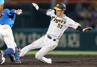 　５回、二盗を決める島田　