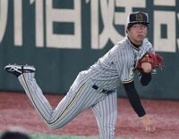 　先発予定の才木（撮影・金田祐二）