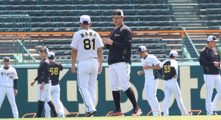 　１軍練習に合流した森下（撮影・立川洋一郎）