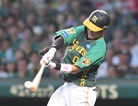 　３回、適時打を放つ木浪（撮影・北村雅宏）