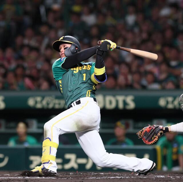 阪神 森下翔太が復活の7号3ラン 藤嶋の甘いボールを左翼席へ