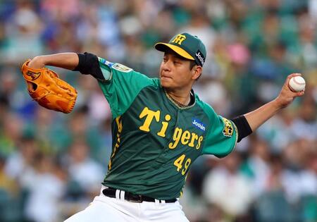 　先発し力投する大竹（撮影・山口登）