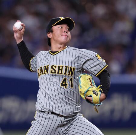 　先発し、投げ込む村上（撮影・田中太一）