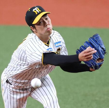 　先発で６回を２失点に抑えた青柳（撮影・田中太一）