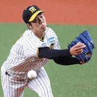 　先発で６回を２失点に抑えた青柳（撮影・田中太一）