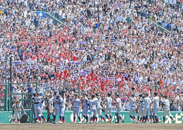 甲子園初優勝の母校・京都国際を阪神・中川が祝福「守って守ってって