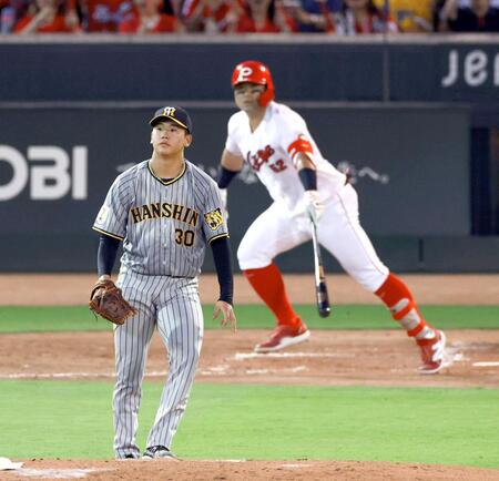 　３回、末包に２点先制適時打を許す