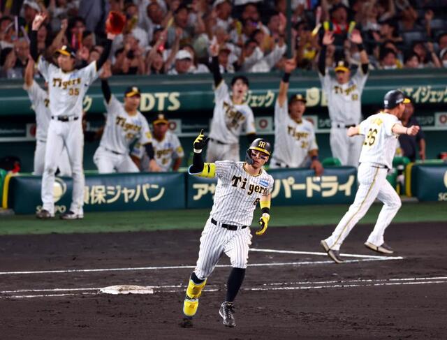 阪神 佐藤輝明が起死回生の逆転１１号３ラン！難敵・戸郷を一振りで仕留める 長期ロード明けの甲子園が大歓声に ５連打返しでＧのエースをＫＯ/阪神タイガース/デイリースポーツ  online