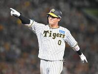 　３回、安打を放った木浪（撮影・石井剣太郎）