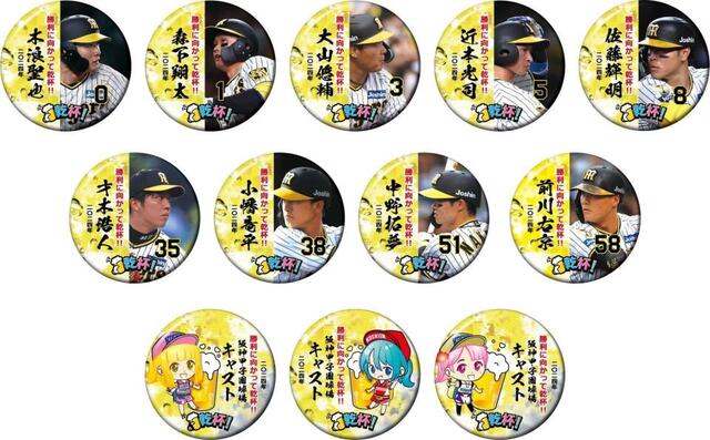 阪神が「乾杯キャンペーン」を３日・中日戦から実施 補助券５枚で缶バッジをプレゼント/阪神タイガース/デイリースポーツ online