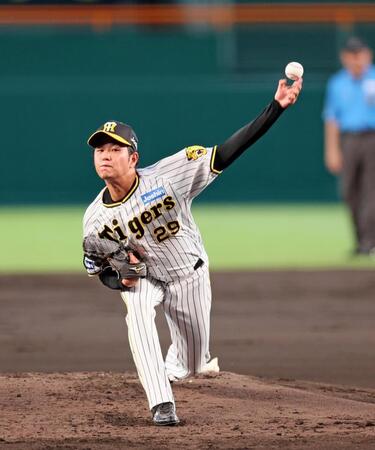 　中日打線に立ち向かう高橋（撮影・立川洋一郎）