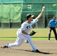 　広島戦に先発した伊藤将（撮影・金居みつよし）