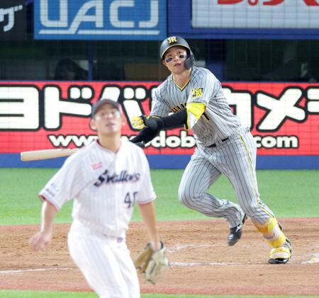 阪神　森下弾！１０戦ぶり１３号　５戦連続打点で打点王へ２差　連勝ストップも首位巨人２・５差変わらず